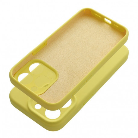 Case for iPhone 17 PRO Silicone 2mm yellow