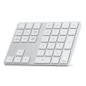 Satechi ST-XLABKS numeric keypad Universal Bluetooth Silver