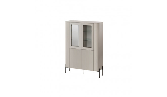 Cama VERA display cabinet 110x40x160 matt cashmere