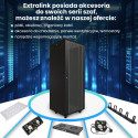 Extralink Rackmount cabinet 32U 600x1000 Black standing
