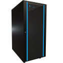 Extralink Rackmount cabinet 27U 600x1000 Black standing