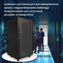 Extralink 22U 600x800 must põrandal seisev seinakapp