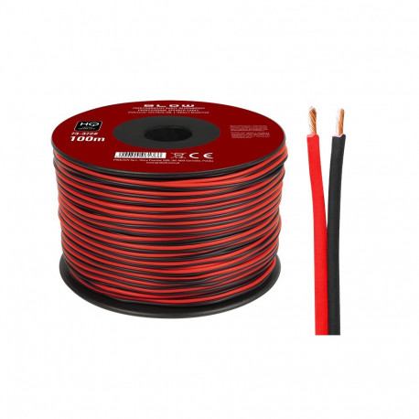 73-372# Przewód głośnikowy 2x0,50mm czarno-czerwony