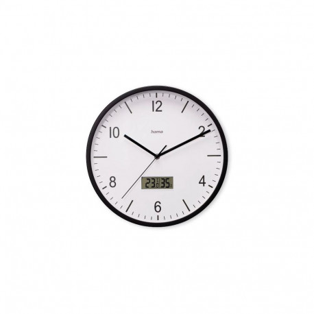 Hama Lanzarote Radio-controlled clock Circle Black