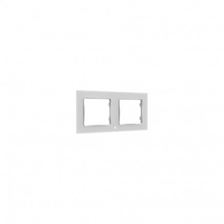 Shelly Wall Frame 2 10 x 80 mm Rectangle White Plastic