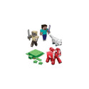 Minecraft Action Figures &amp; Accessories Set, 3.25-inch Scale Collectible Toys (Characters May