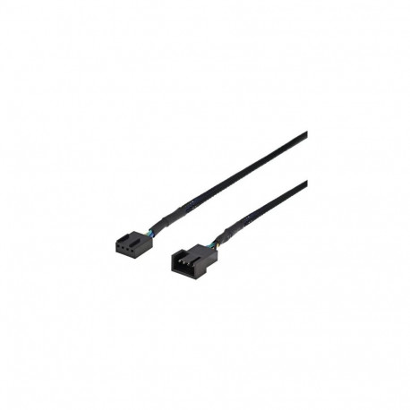 Deltaco SSI-64 power cable Black 0.3 m 4-pin PWM