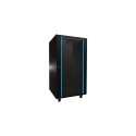 Extralink Rackmount cabinet 22U 600x600 Black standing
