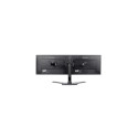 iiyama The DS1002D-B1 is a desk mount stand for two flat screens up to 30”
