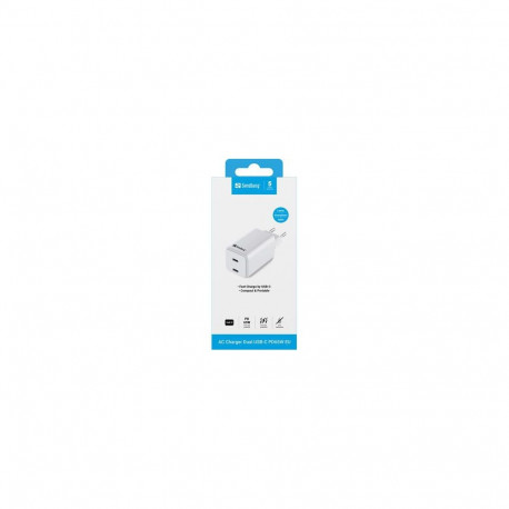 Sandberg AC Charger Dual USB-C PD65W EU