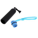 Caruba Padded Floating Handgrip GoPro Mount (Zwart / Blauw)