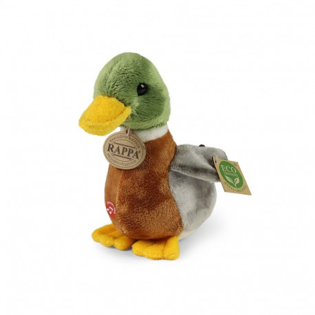 Rappa - Pluszowa realistyczna maskotka Kaczka Krzyżówka z dźwiękiem 22 cm Eco-Friendly