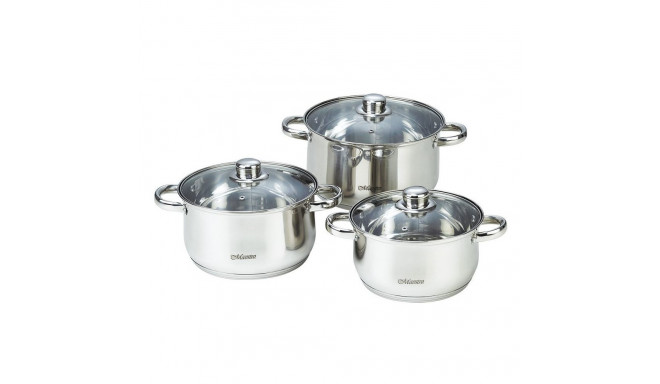 COOKWARE SET 6 pcs. 2,0l, 3,0l, 4,0l