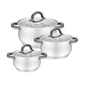 COOKWARE SET 6 pcs. 1,8l, 2,5l, 3,5l