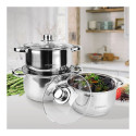 COOKWARE SET 6 pcs. 2,0l, 3,0l, 4,0l