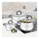 COOKWARE SET 6 pcs. 1,8l, 2,5l, 3,5l