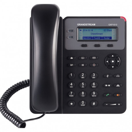 The Grandstream GXP1610 is an entry-level IP phone designed for small businesses an