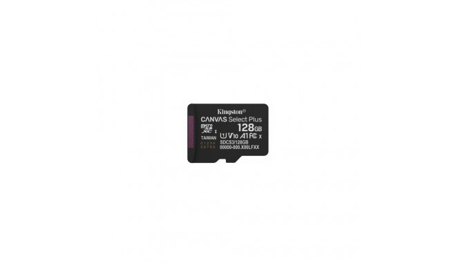 Kingston MicroSDXC 128GB Canvas Select Plus mälukaart ilma adapterita