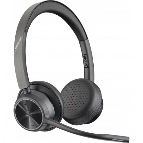 HP Poly Voyager 4320-M Microsoft Teams Certified USB-C Headset +BT700 dongle +Charging Stand (218479