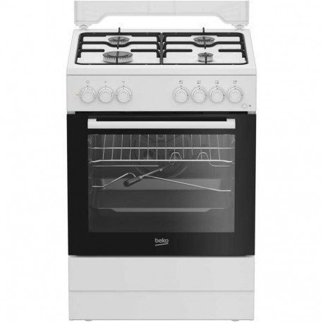 Beko FBST62110DW gaasipliit elektriahjuga, 60 cm