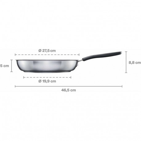 Ceramic frying pan FISKARS FF, non-stick coating, 26 cm, 1 pc.