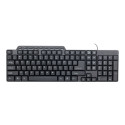 Gembird | KB-UM-104 Compact multimedia keyboard | Multimedia | Wired | US | Black | USB | 420 g