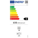 Caso Wine Cooler WineDeluxe E 18 energiatõhususklass G integreeritud 18 pudelit kompressortehnoloogi