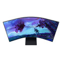 LCD Monitor|SAMSUNG|55"|Gaming/Curved|Panel VA|3840x2160|16:9|165Hz|Matte|1 ms|Speakers|Pivot|Height