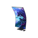 LCD Monitor|SAMSUNG|55"|Gaming/Curved|Panel VA|3840x2160|16:9|165Hz|Matte|1 ms|Speakers|Pivot|Height