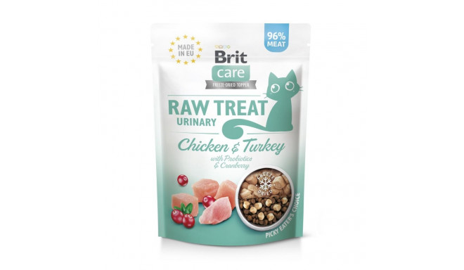 Brit Care Raw külmkuivatatud maius Urinary steriliseeritud kassidele 40g