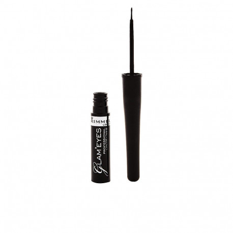 RIMMEL LONDON GLAM'EYES PROFESSIONAL liquid eye liner #001 -black