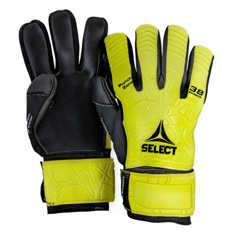 Rękawice bramkarskie Select 38 Advance żółto-czarne 17677 8