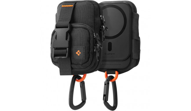 SPIGEN SNAP ZIP MAGSAFE POUCH BLACK