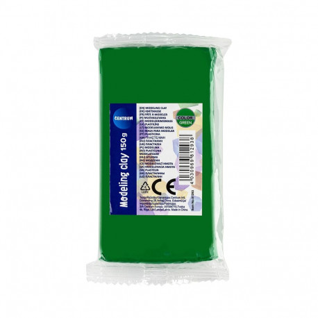 Modeling clay green color 150g.