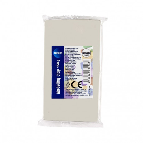 Plastiliin CENTRUM 150g valge