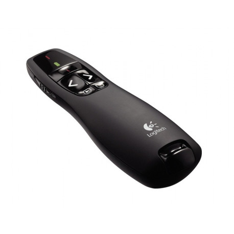 Esitluspult Logitech Wireless Presenter R400 , punane laserpointer, levi kuni 15m, vutlar, 2xAAA pat