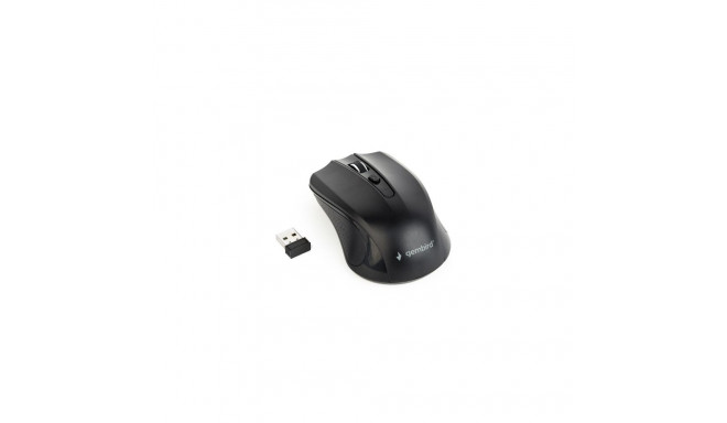 Gembird MUSW-4B-04 Wireless mouse, RF Wireless, Optical 1600 DPI, Black