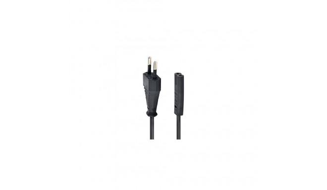 Gembird PC-184/2 Power cable, EU Power plug, 1.8m, Black