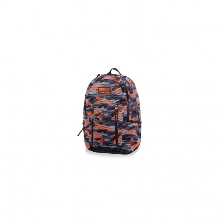 Backpack CoolPack Impact II Camo Mesh Orange