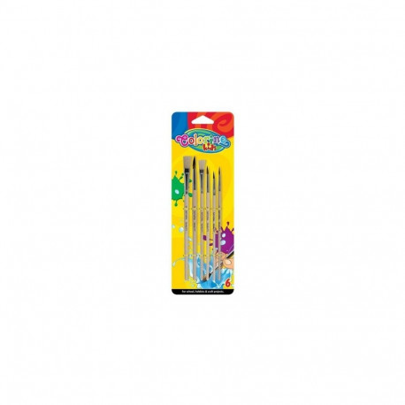 Colorino Kids Paint brushes 6 pcs blister
