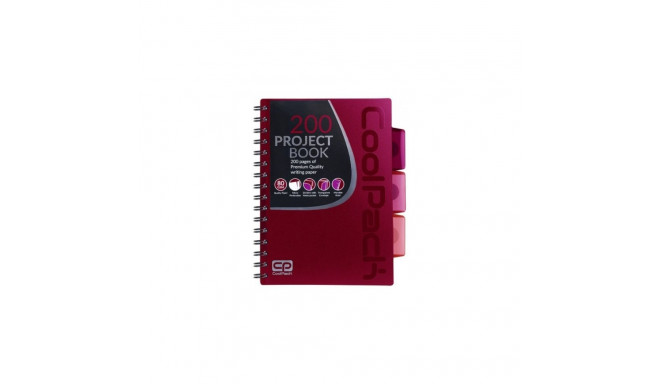 Spiral note book A5 Coolpack Red