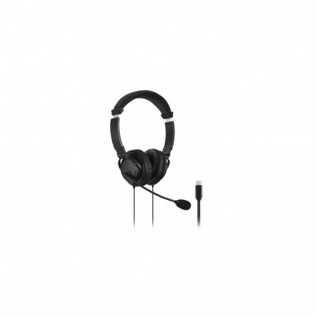 Kensington Classic Wired Headset USB-C, Black