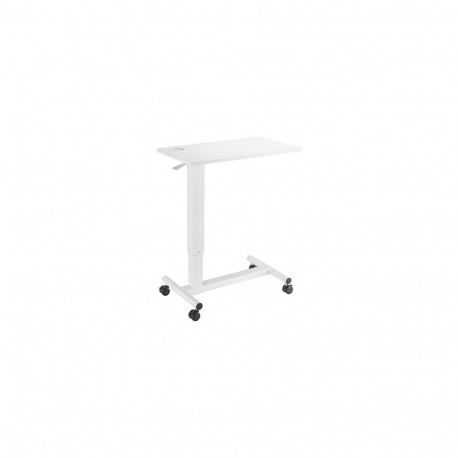 Up Up Forseti Adjustable Height Table, White