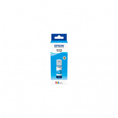 Epson 112 EcoTank (C13T06C24A) Ink Refill Bottle, Cyan