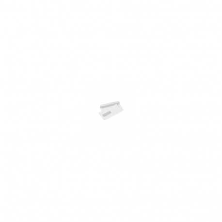 Envelope with window (30x90 mm) left, middle, E65 (DL), 110x220 mm, 80 g, white, Box 1000 pcs.