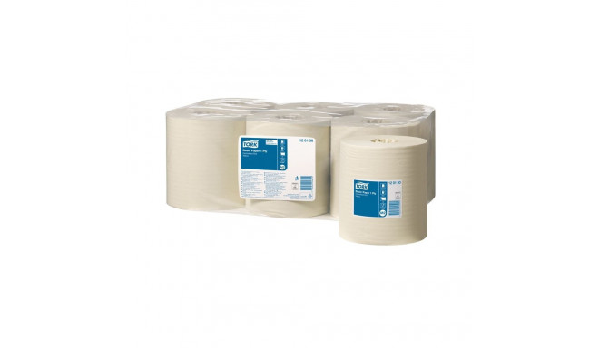 Hand towel rolls, paper, Tork Universal Centerfeed 310 M2, 1-Ply, 300m, Recycled tissue, 6pcs