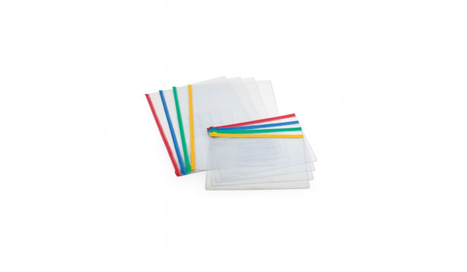 Folder Forpus, A4, with various zipper, transparent