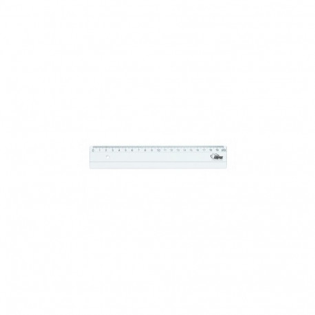 Ruler Forpus, plastic, transparent, 20cm 1225-020