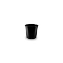 Trash bin Forpus, 11l, black, plastic