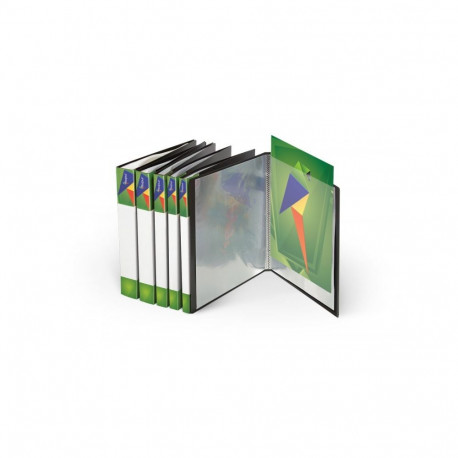 Folder with sleeves Forpus (10) A4, Black